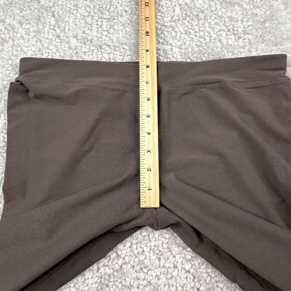 Eileen Fisher Washable Stretch Crepe Slim Fit Ankle Pant Brown - Picture 7 of 9